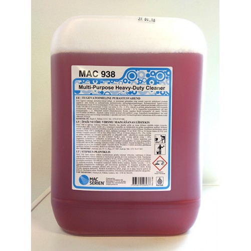 Efficient cleaner Mac938, 10 L