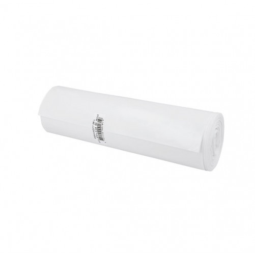 Trash bags 28 L, white, 510×570 mm/30 mic, 50 pcs/roll, 20 rolls/box