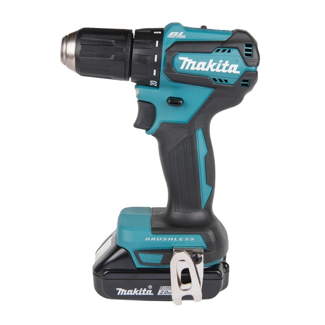 Makita cordless driver-drill, 2×2.0 Ah 18V, BL-M quick charger