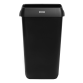 Dustbin Katrin, black, plastic, inclusive, 25 L