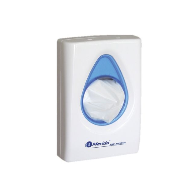 Hygiene bag dispenser Merida, white, plastic