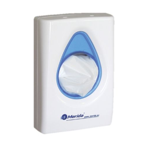 Hygiene bag dispenser Merida, white, plastic