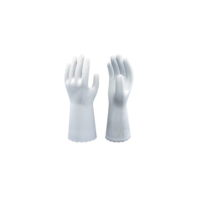 PVC household gloves SHOWA, white 9/L