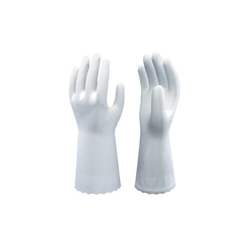 PVC household gloves SHOWA, white 9/L