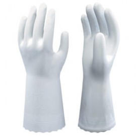 PVC household gloves SHOWA, white 9/L