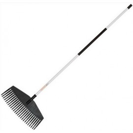 Fiskars solid leaf rake, size L