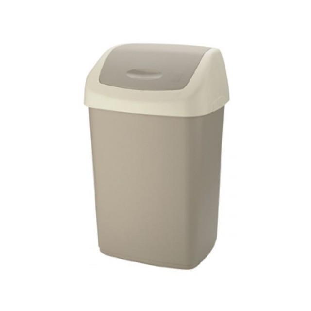 Aurora dustbin with swinging lid, 9 L