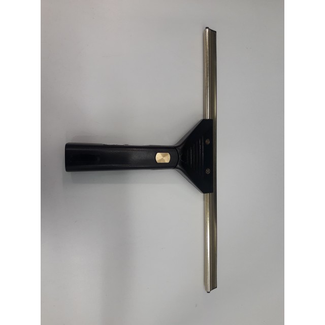 VDM glass wiper with handle, 35 cm, brass