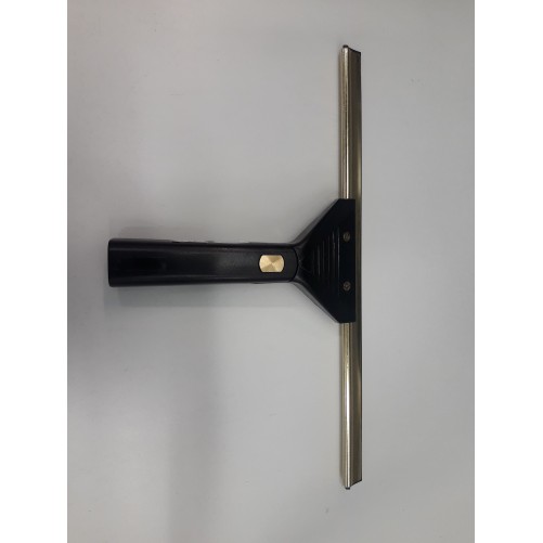 VDM glass wiper with handle, 35 cm, brass