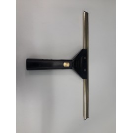 VDM glass wiper with handle, 35 cm, brass