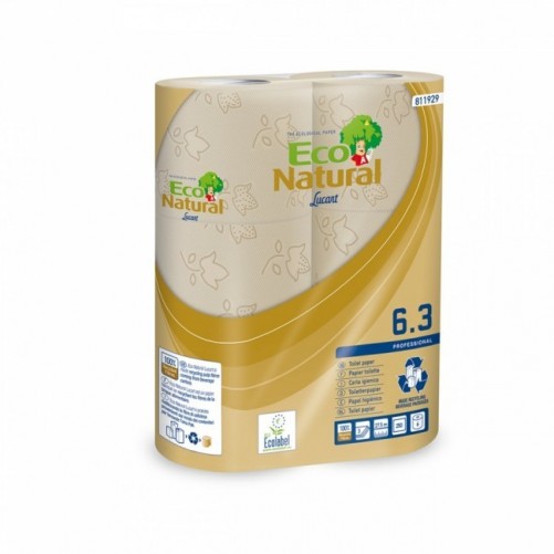 Lucart EcoNatural 6.3 toilet paper - Pesumati