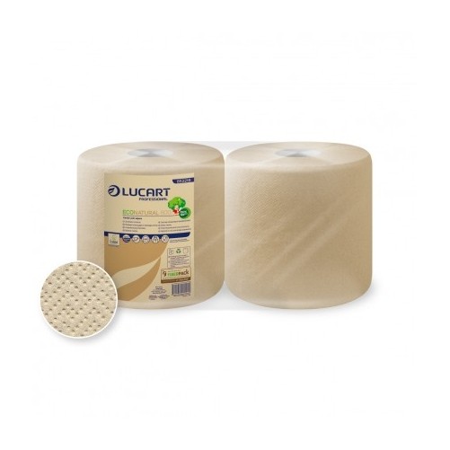 Lucart EcoNatural 800 paper towel roll, centerfeed - Pesumati