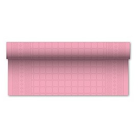 Tablecloth Pink, 1.20×7, Damask embossed